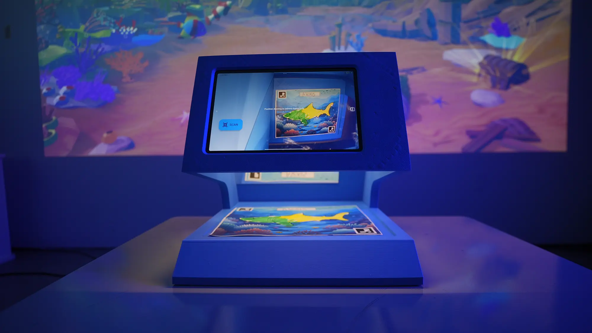 Image scanning station
